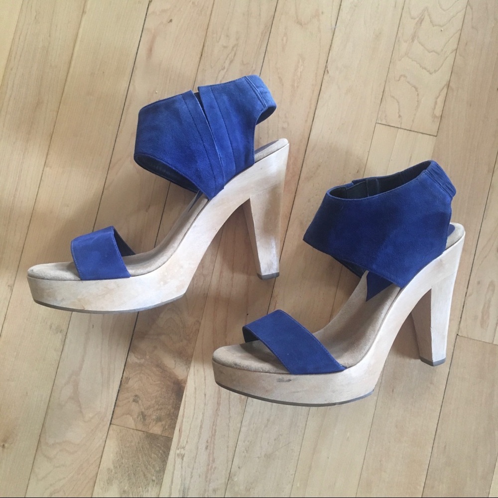 Suede Loeffler Randall heels